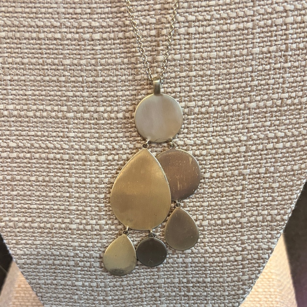 LOFT Gold Geometric Necklace